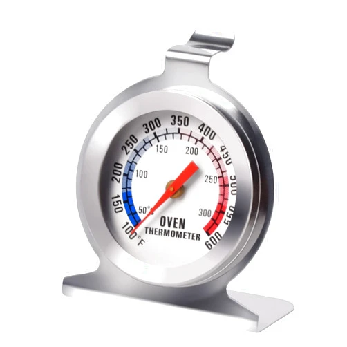 Hawgiman Stainless Steel Oven Thermometer for Electric/Gas Oven, Kitchen Cooking Grill Smoker Thermometer(50-300°C/100-600°F) (1)