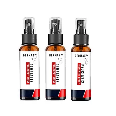 LELEBEAR Dermax Psoriasis Treatment Spray, Stops Burning and Itching (3 pcs)