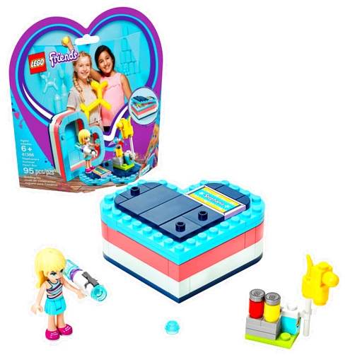 LEGO Friends Stephanie’s Summer Heart Box 41386 Building Kit, New 2019 (95 Pieces)