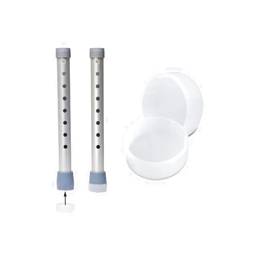 Days Walker Glide Caps, Pack of 4, Tips for Days Walkers to Help Smoothly Walk on Indoor or Flat Outdoor Surfaces or Carpet, Mobility Aid Accessory for Elderly, Handicapped, and Disabled users