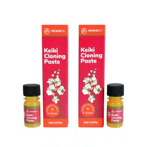 Miracle Lab Keiki Cloning Paste - Special Cytokinin Formula Gives a New Baby Orchid (Keiki) in Weeks - Can Be Used on All Kinds of Orchids and Also House Plants (2 Pack)