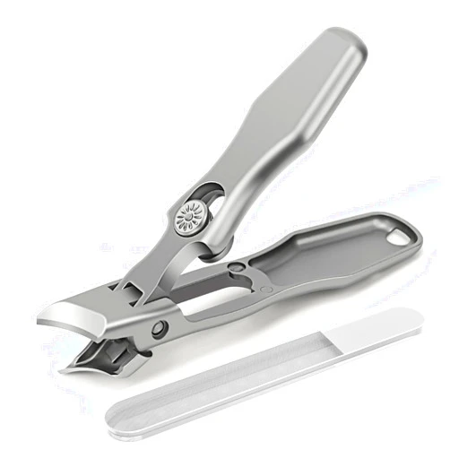 Unaone Nail Clippers- 2024 Upgrade Stainless Steel German Nail Clippers for Thick Nails, Ultra Sharp Beveled Fingernail and Toenail Clipper Cutter with Nail File, Nail Trimming Tool Set for Men Women