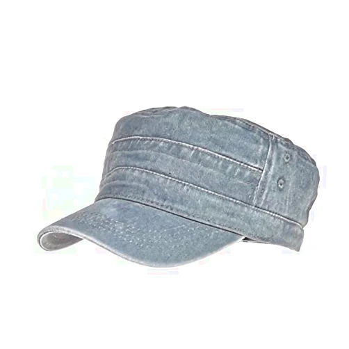 AMYAVA Womens Hats with Brim Flat Cap Men's Military Cap Spring and Summer Washed Old Men's Hat Casual Peaked Cap Summer Sun Hat