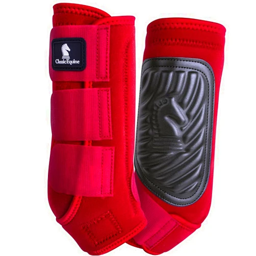 Classic Equine ClassicFit Crimson Red Leg Boots