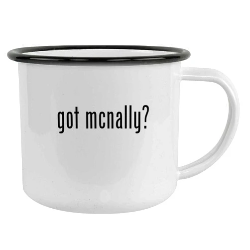 Molandra Products got mcnally? - 12oz Camping Mug Stainless Steel, Black