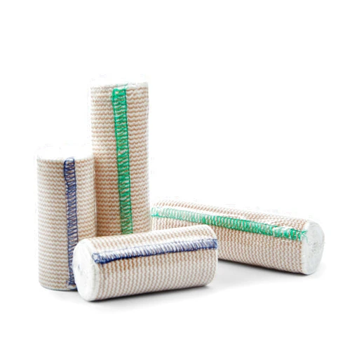 D&H Medical Elastic Bandage Wrap-4 Pack Premium Elastic Bandages with Velcro Closure | 2 Rolls of Each Size(4 Inch x 4.6 Meter & 6 Inch x 4.6 Meter),Compression Bandage for Wrist, Calf, Ankle, Foot