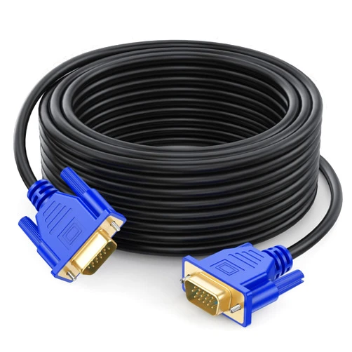 UVOOI VGA to VGA Cable 50FT, VGA Computer Monitor Cable 50 Feet HD15 VGA Cord 1080P for PC Laptop TV Projector