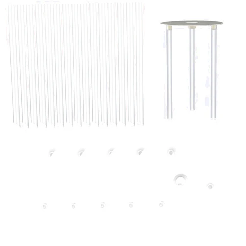 Veesper 6 Sets Cake Tier Stacking Kit, 18 Pcs 9