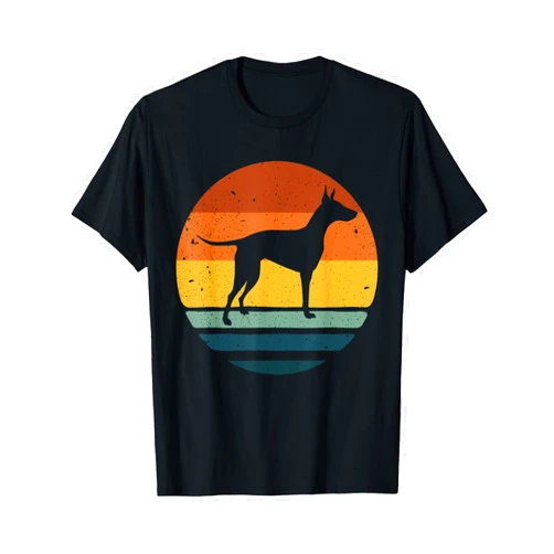 Manchester Terrier Vintage Gift Co Manchester Terrier Vintage Retro Dog Mom Dad Gift T-Shirt