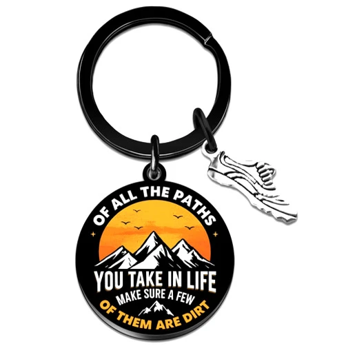 MigPio Hiking Gifts for Women Men Hiking Essentials Cool Gifts for Outdoorsy Hikings Accessories for Men Women Funny Gift for Hikers Suitable for Hikings Bags Car Keys Wallets Backpacks