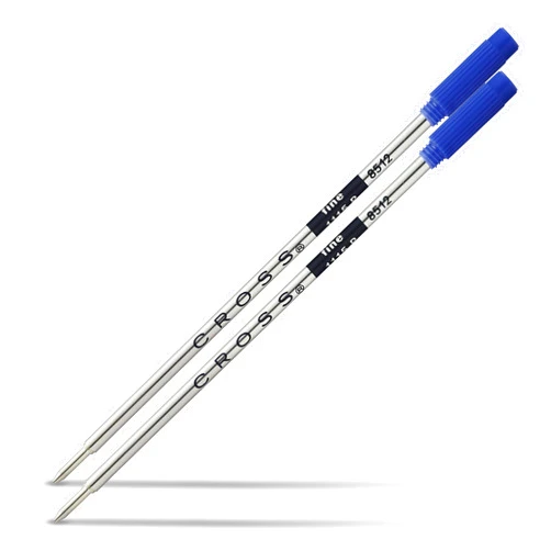 Cross Universal Ballpoint Pen Refill, Fine Point, Blue, 2-Pack (8512-2)