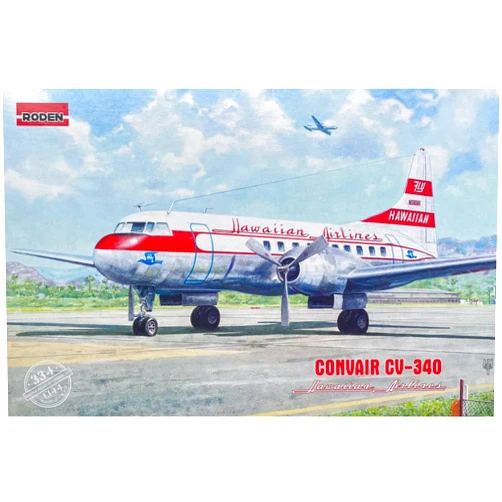 RODEN ( Ukraine ) Roden 334-1/144 - Сonvair CV-340 Hawaiian Airlines Aircraft kit