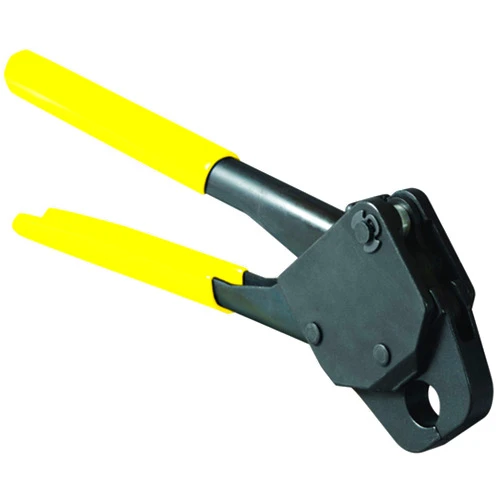 Viega 41723 PureFlow 1/2-Inch Zero Lead Compact Angled PEX Crimp Hand Tool with Yellow Handle