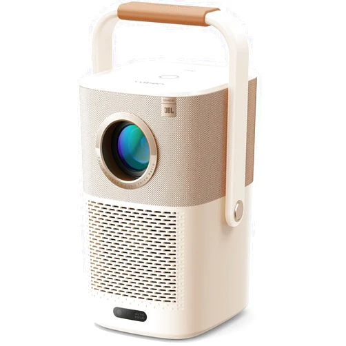 Yaber PROJECTOR [Sound by JBL & Built-in Battery] Yaber T2 Outdoor Projector with WiFi 6 and Bluetooth, Native 1080P Smart Movie Portable Projector for Inside and Outside, Compatible with TV Dongle (Not included)