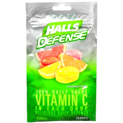 Halls Defense Sf Asst Cit Size 25ct