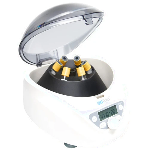 ONiLAB Lab PRP Benchtop Centrifuge 6x15mL/10mL/7mL/1.5-5ml, 300-5000rpm(Max. 2600xg RCF),LCD Digital Desktop Lab Centrifuge Timer 30sec-99min, Two Quick Start Programs