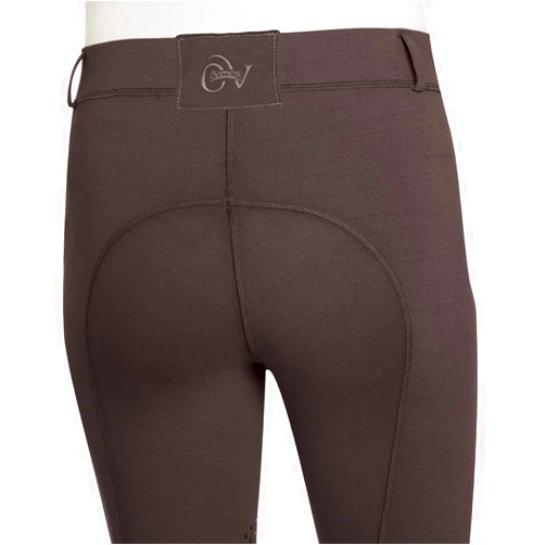Ovation Women's Ladies Aerowick Silicone Knee Patch, Mocha, Medium (28)