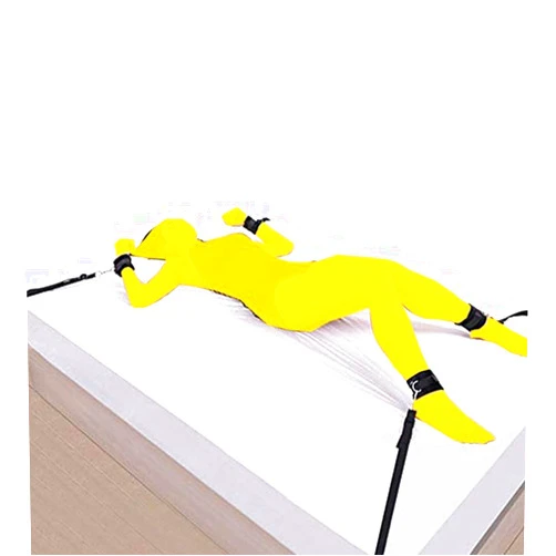 VZY King Size Bed Restraints Belts for Wrists and Ankles Restraint Ropes & Lanyards Adult Play Sex Tie Down for Queen Size Bed Straps Under Mattress for King Bed Bondage Restraints Kit for Couples Sweater