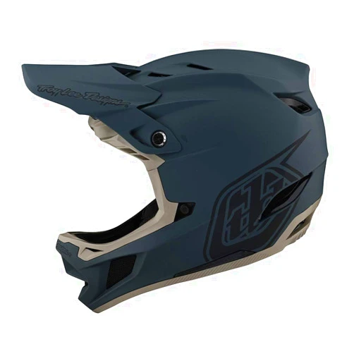 Troy Lee Designs D4 Composite Full Face Mountain Bike Helmet for Max Ventilation Lightweight MIPS EPP EPS Racing Downhill DH BMX MTB - Adult Men Women (Gray, Large)