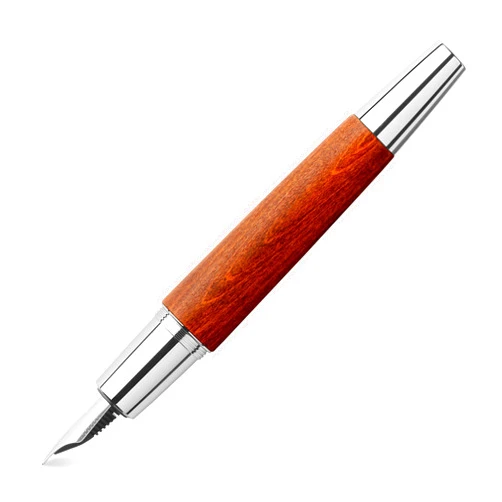 Faber-Castell Faber Castell F148200Faber-Castell E-Motion fountain Pen Brown M, Pear wood brown.