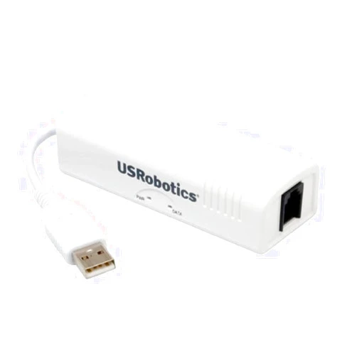 USRobotics U.S. Robotics USR5637 56K USB Controller Dial-Up External Fax Modem with Voice