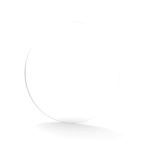 KastLite Frosted Acrylic Disc | Plexiglass Circle with Custom Thickness and Diameter | Selection: 0.125