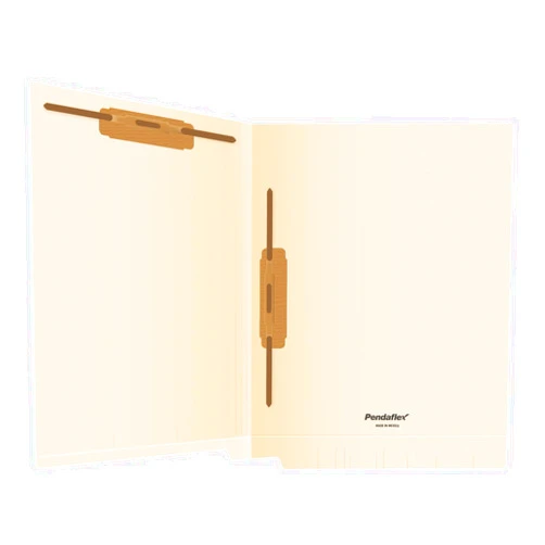 Pendaflex End Tab Fastener File Folder, Manila Folders with Two 2
