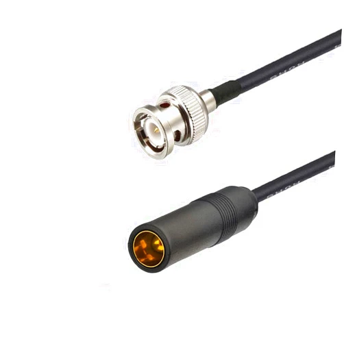 Supmory BNC Male to AM/FM Female Adapter RG174 Coax Cable 12 inches Pigtail Jumper RF coaxial Cable for Radio Antenna