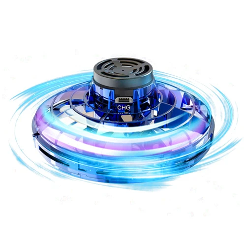 GoolRC Flying Spinner Mini UFO Drone Flying Fidget Spinner Hover UFO Boomerang Fidget Spinner Hand Controlled Mini Drone for 8+ Year Old Kids Adults Indoor Outdoor Flying Toy