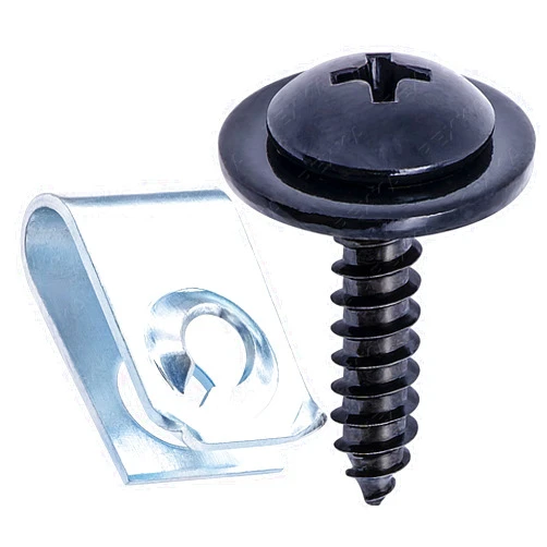 Rexka 15 Sets Fender Liner Splash Shield Screw U Nut Kit for Honda Acura 90308-SB2-013 90114-SE0-000 Accord Civic CR-V Crosstour Element Odyssey Passport Pilot Ridgeline S2000 & More Radiator Support