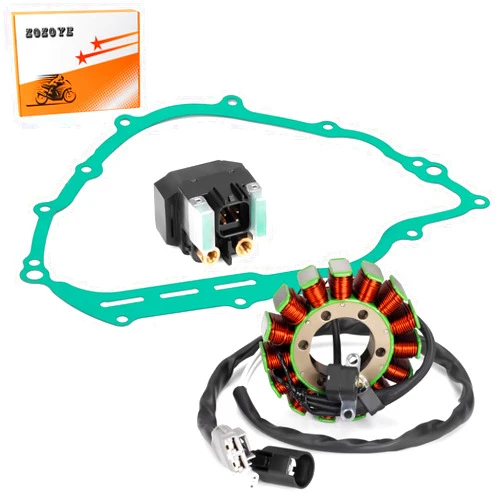 Zozoye Stator & Starter Relay Gasket for Yamaha Rhino 700 YXR700F Viking 700 YXM700 YXC700 2014-2018