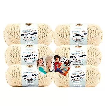 Lion Brand Yarns Lion Brand Yarn - Heartland - 6 Pack with Pattern Cards in Color (Acadia)