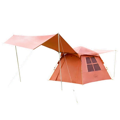 KAZOO Camping Tents 3/4 Person Waterproof Instant Tents 3/4 People Cabin Tent Easy Setup with Sun Shelter