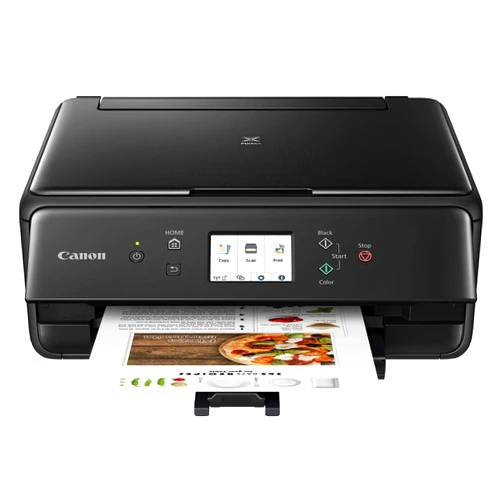 Canon PIXMA TS6220 Wireless All In One Photo Printer with Copier, Scanner and Mobile Printing, Black, Works with Alexa