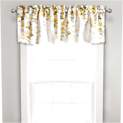 Lush Decor Weeping Flower Light Filtering Valance, 52