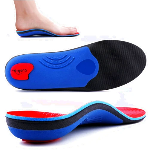Walkomfy Heavy Duty Support Pain Relief Orthotics - 210+ lbs Plantar Fasciitis High Arch Support Insoles for Men Women, Flat Feet Orthotic Insert, Work Boot Shoe Insole, Absorb Shock with Every Step