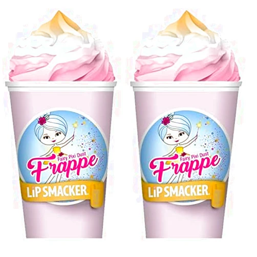 Lip Smacker Frappe Cup Lip Balm, Fairy, 1 Tube, Prevent Chapped Lips, 0.26 Ounce (Pack of 2)