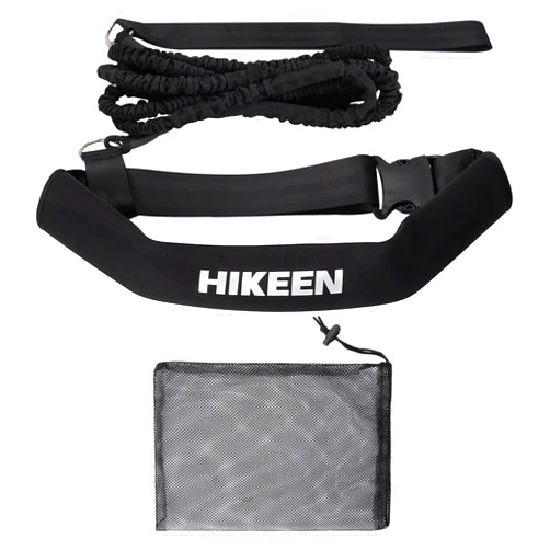 Hikeen Swimming Training Belt - 4M Tether for Swim in Place, Stationary Harness, Aquatic Resistance Belt