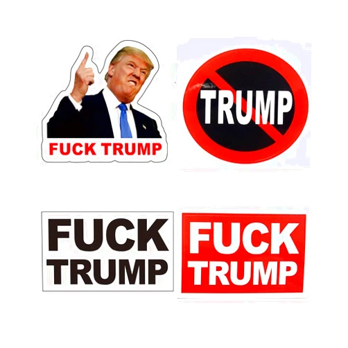 UWHENBO 100 PCS Fuck Trump Stickers Unti Trump Stickers Anti Truomp Merchandise Funny Decal Uwhenbo Waterproof Easy to Remove, No Residue Leaves, Funny Decal Fdt Sticker