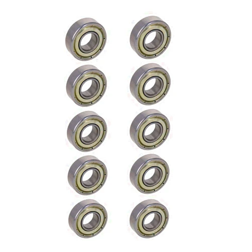 Othmro Deep-Groove Ball Bearings,10Pcs 698ZZ Deep Groove Bearings 8x19xx6mm Ball Bearing Double Plastic Sealed Carbon Steel Deep Groove Bearing for Scooters Dental Equipment Robotics