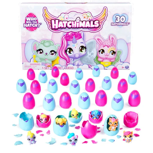 Hatchimals CollEGGtibles 30 Egg Mystery Value Pack - Mini Figures Ultimate Cracking Set: Who Will You Hatch? - 30 Unique Figures, Party Favor, Easter Egg Hunt & Easter Basket Gift Pack (Age 3+)