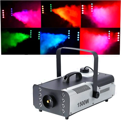 Tengchang 1500W Halloween Smoke Fog Machine 3in1 RGB Stage Fogger LED Stage Effect Remote DJ Show US