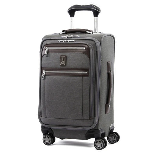 Travelpro International Inc. Travelpro Platinum Elite Softside Expandable Spinner Wheel Luggage, Vintage Grey, Carry-On 20-Inch Carry-On 20-Inch Vintage Grey