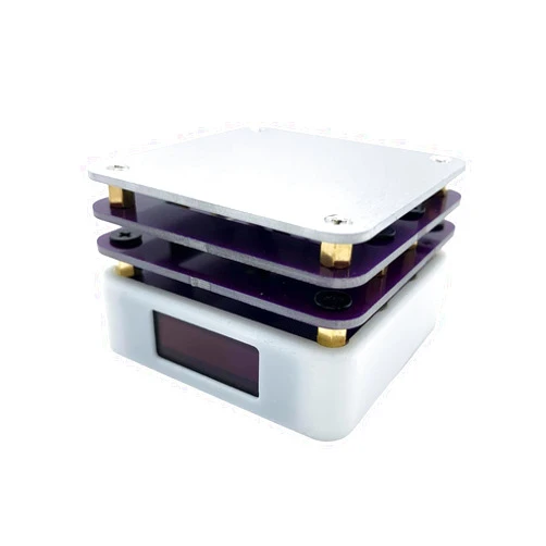 Almencla Electric Hot Plate Soldering Heater Station Welder Hot Plate Preheating Heating Station PCB Board Soldering LCD Display Preheating Station