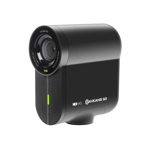 AVKANS Go Wireless Live Streaming 4K Camera, WiFi NDI Camera 9X Zoom, Video Recording, Intelligent App Control, HDMI/USB-C/Wireless Webcam, Video Camera Live Stream for Chruch Worship Creator