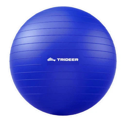 Trideer Exercise Ball for Yoga, Pilates & Fitness – Stability Ball Equipment for Home Gym & Office Chair, Core & Balance Training Accessories, Physical Therapy Equipment, Quick Pump Included, 5 Sizes