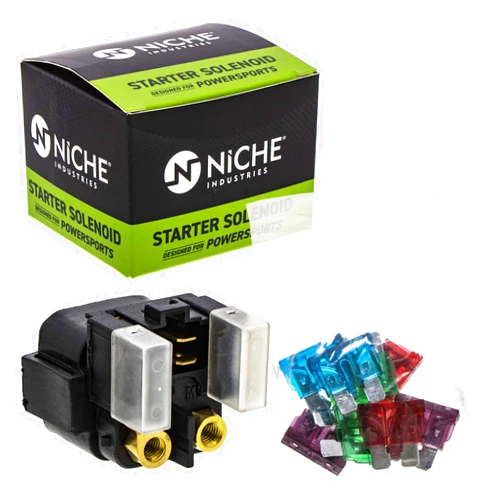 NICHE Starter Solenoid Relay Switch for Yamaha 4BH-81940-02 Kawasaki 27010-0709 3EL-81940-02