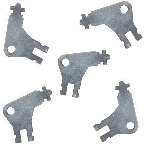 TANILES Replace Paper Towel Dispenser Key #50504, 5Pcs Universal Dispenser Key Compatible for Georgia Pacific Paper Towel and Toilet Paper Dispensers