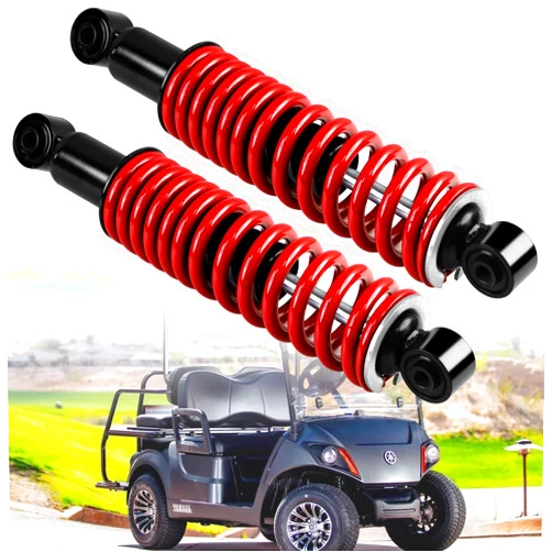 MOSNAI Yamaha Heavy Duty Rear Shock Absorber with Spring for G29 Drive, G22, G20, G19, G16 and G14 Gas and Electric Golf Cart OEM JN4-F2210-00,JN3-F2210-00,Extended Length 14