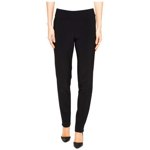 Krazy Larry Microfiber Long Skinny Dress Pants Black 0 30